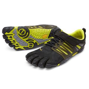 Vibram V-Train Black/Green Mens Training Shoes | India-317625